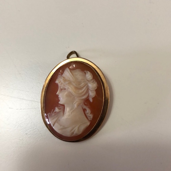 14kt gold cameo vintage - Picture 5 of 5